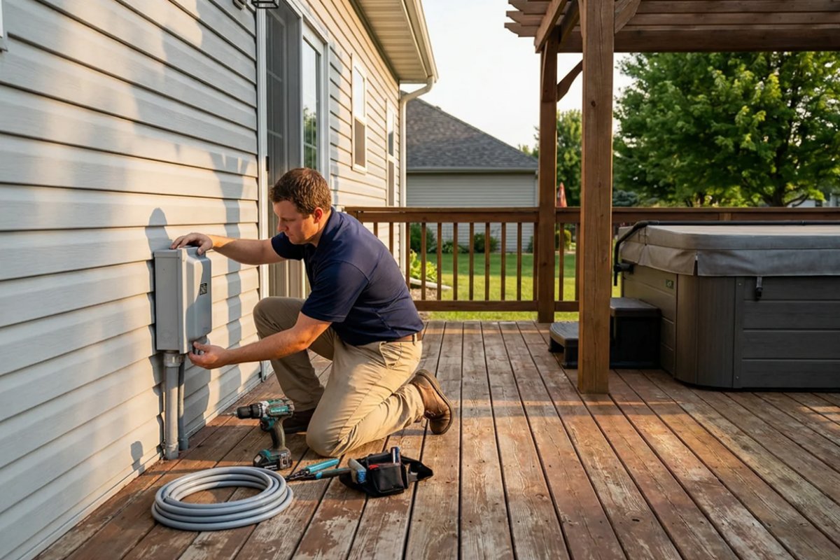 Thinking About Adding a Hot Tub This Summer? Here's What Your Electrician Needs to Do First